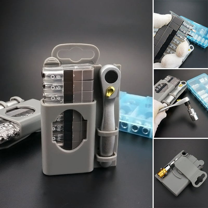 Mini-Schraubendreher-Kombiset positiv und negativ